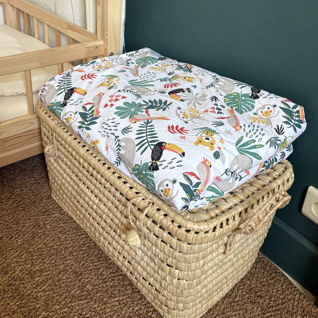 Chambre enfant vert sauge